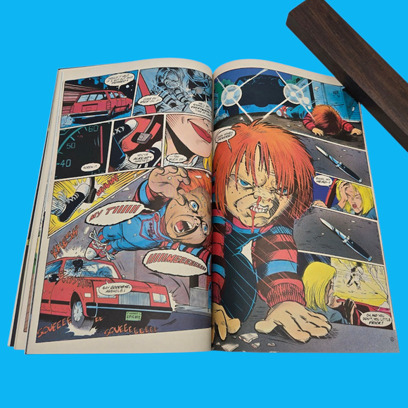 Chucky 1990 Innovation Child's Play 2 The Official Film Adaptation Graphic Novel - Picture 11 of 16